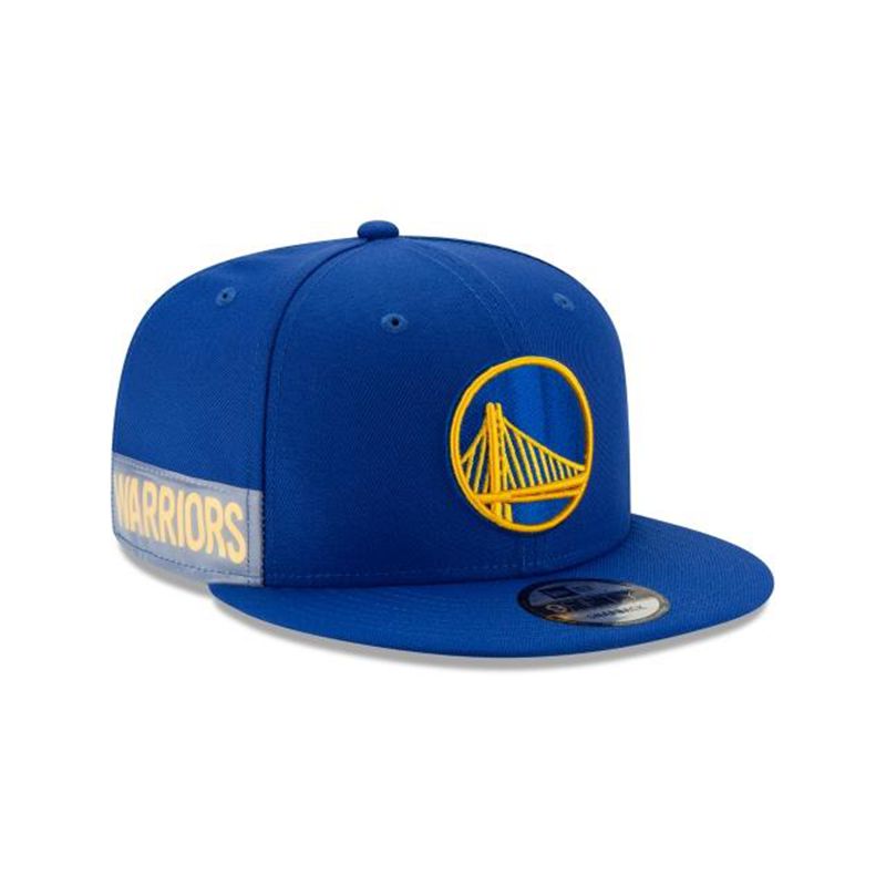 NBA Golden State Warriors Clear Feature 9Fifty Snapback (LFT3316) - Blue New Era Caps